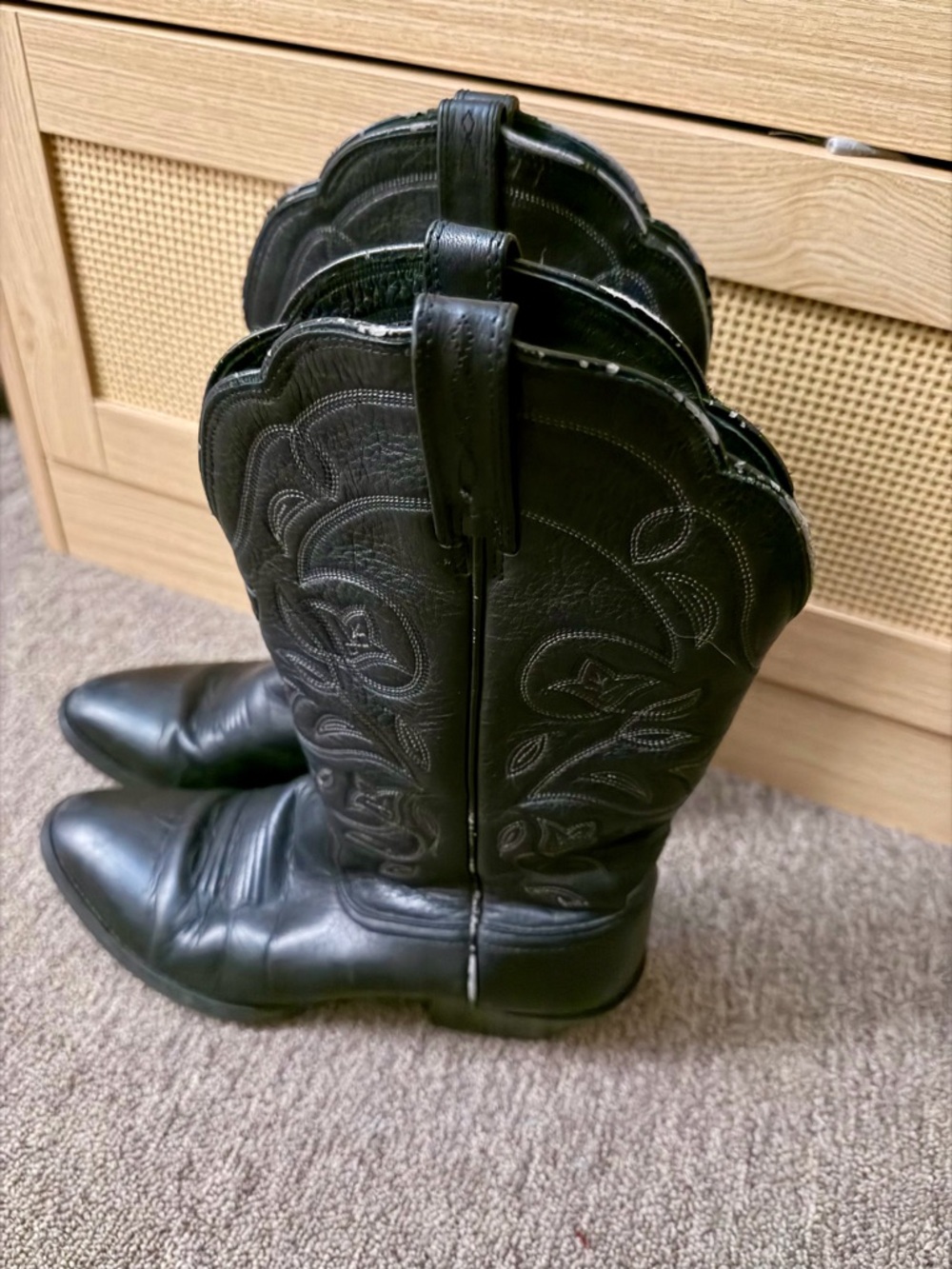 Ariat Black Western Heeled Boots - Picture 5 of 5